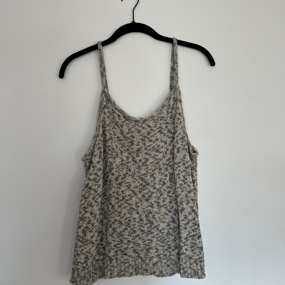 Madewell Sweater Tank Top - Button Detail on Back - Picture 1 of 3